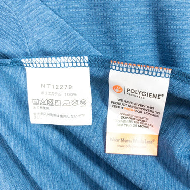 【Men's M ブルー系】 The North Face ( ザ・ノースフェイス ) ショートスリーブ GTD メランジ クルー S/S GTD Melange Crew ポリエステル NT12279 Asian Men's マウンテンブルー2 | OL 化繊 - 【公式】2ndGEAR（セカンドギア）Webショップ【登山用品・アウトドア用品専門 買取販売店】