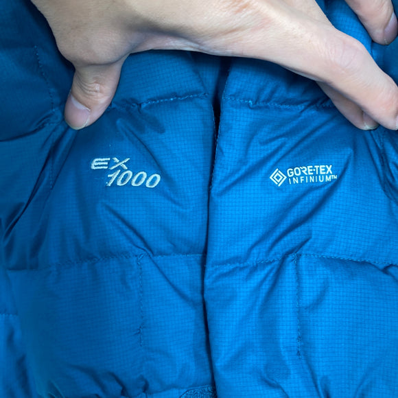 【Men's M ネイビー系】 Montbell ( モンベル ) イグニス ダウン パーカ Ignis Down Parka 1000フィルパワー EXダウン / WINDSTOPPER ダウン ウェア トップス アウター ジャケット ダウンインサレーション GO
