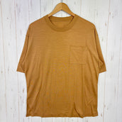 【Unisex 3 イエロー系】 迷迭香 ( マンネンロウ ) ウールハイカーティー Wool Hiker Tee MCS-2 YLW z00058294 YLW ウール ショートスリーブTシャツ クルーネック インナー シャツ トップス ウェア