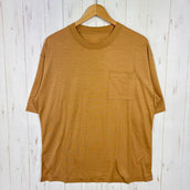 【Unisex 3 イエロー系】 迷迭香 ( マンネンロウ ) ウールハイカーティー Wool Hiker Tee MCS-2 YLW z00058294 YLW ウール ショートスリーブTシャツ クルーネック インナー シャツ トップス ウェア