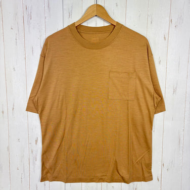 【Unisex 3 イエロー系】 迷迭香 ( マンネンロウ ) ウールハイカーティー Wool Hiker Tee MCS-2 YLW z00058294 YLW ウール ショートスリーブTシャツ クルーネック インナー シャツ トップス ウェア