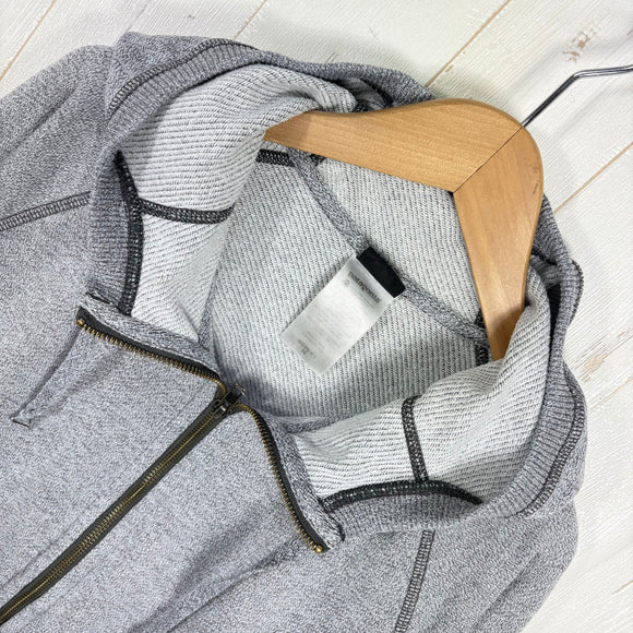 【Women's M グレー系】 2013 Patagonia ( パタゴニア ) クラウド スタック フーディ Cloud Stack Hoody FGE フルジップ フリース ラグランスリーブ ポリエステル ウェア トップス インナー シャツ フーディ コットン