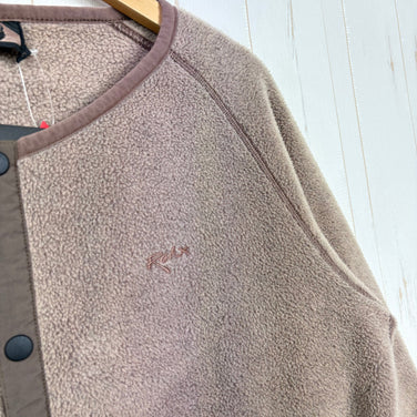 【Men's M カーキ系】 Rokx ( ロックス ) クラシック 200 フリース スナップ カーディガン WPD Classic 200 Fleece Snap Cardigan WPD RXMF224002 DARK KHAKI PIGMENT z0005