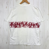 【Men's L ホワイト系】 1990s Patagonia ( パタゴニア ) カヤック プリント オーガニックコットン Tシャツ Kayak Print Organic Cotton T-Shirt 生産終了モデル 入手困難 黒タグ オーガニックコットン ウェ