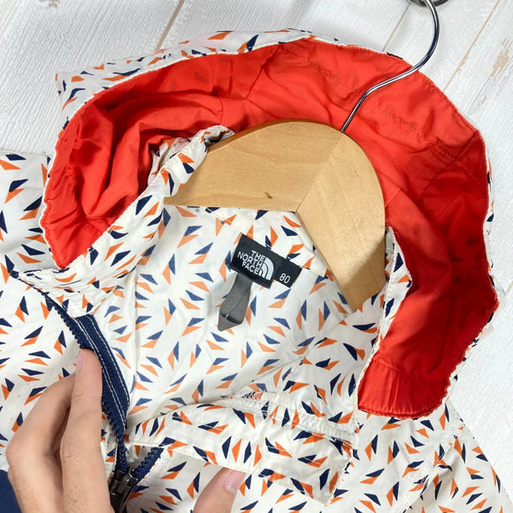 【Boy's 80 ホワイト系】 The North Face ( ザ・ノースフェイス ) ベビー コンパクト ジャケット Baby Compact Jacket ナイロン ウェア トップス アウター ジャケット ウィンドシェル z00053803  ウィンドシェル