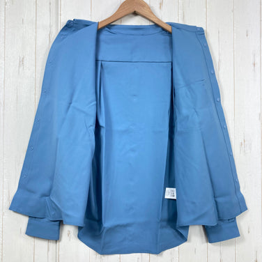 【Women's L ブルー系】 Ridge Mountain Gear ( リッジマウンテンギア ) メリノ ベーシック ロングスリーブ シャツ Merino Basic Long Sleeve Shirt Glacier Blue z00058940 Glacie