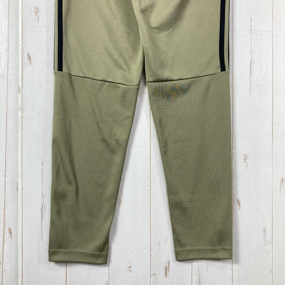 【Men's M ベージュ系】 Adidas ( アディダス ) エアロレディ セレノ スリムテーパードカット 3ストライプパンツ AEROREADY Sereno Slim Tapered Cut 3-Stripes Pants オービットグリーン ポリエステル