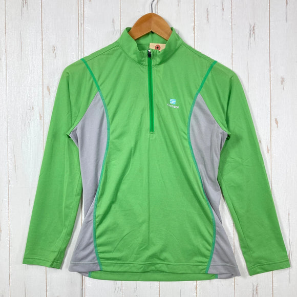 【Women's M グリーン系】 Finetrack ( ファイントラック ) ドラウト エア ジップネック ポリエステル ウェア トップス インナー シャツ ロングスリーブシャツ 化繊 z00060129  化繊 ロングスリーブシャツ インナー シャツ トップス ウ