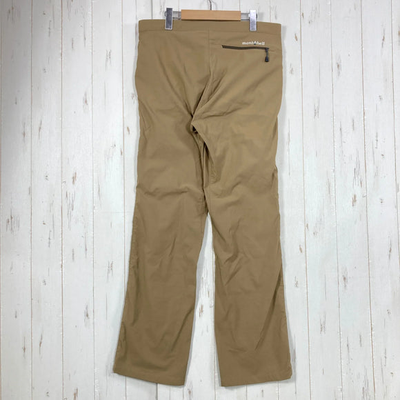 【Men's L ベージュ系】 Montbell ( モンベル ) ストレッチ O.D. パンツ Men's Stretch O.D. Pants Men's リップストップ 1WAYストレッチ はっ水加工 ナイロン ウェア ボトムス ロングパンツ ソフトシェル z