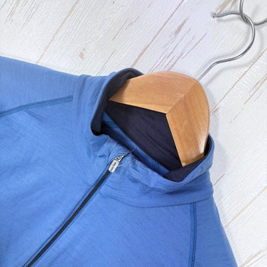 【Men's S ネイビー系】 Icebreaker ( アイスブレーカー ) ゾーン ロングスリーブ ハーフジップ Zone Long Sleeve Half Zip メリノウール ウェア トップス インナー シャツ ロングスリーブシャツ ウール z0005937