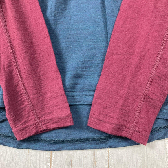 【Men's S ワインレッド系】 Icebreaker ( アイスブレーカー ) オアシス ロングスリーブ クルー Oasis Long Sleeve Crew メリノウール ウェア トップス インナー シャツ ロングスリーブTシャツ クルーネック ウール z0005