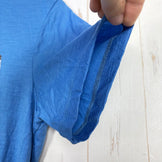 【Men's S ブルー系】 Icebreaker ( アイスブレーカー ) メンズ テックライト 2 ショートスリーブ ティー サウスアルプ M TECH LITE II SS TEE SOUTH ALP メリノウール ウェア トップス インナー シャツ ショー