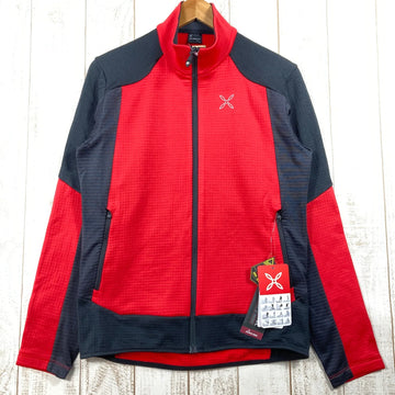 【Men's S レッド系】 Montura ( モンチュラ ) ストレッチ カラー ジャケット Stretch Color Jacket ポリエステル MMAP02X Men's ポーラテック・パワーグリッド フリース アウター ジャケット トップス ウェア - 【公式】2ndGEAR（セカンドギア）Webショップ【登山用品・アウトドア用品専門 買取販売店】