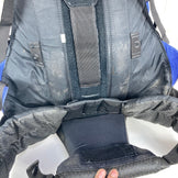【L ネイビー系】 1986 Gregory ( グレゴリー ) ロック クリーク Rock Creek Electric Blue 生産終了モデル 入手困難 茶タグ 旧タグ ビンテージ ナイロン バッグ ストレージ バックパック 容量【55L～79L】
