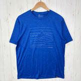 【Men's M ブルー系】 Patagonia ( パタゴニア ) キャプリーン クールデイリー シャツ Capilene Cool Daily Shirt ウェア トップス インナー シャツ ショートスリーブTシャツ クルーネック 化繊 z00054245