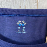 【Men's XL ネイビー系】 Montbell ( モンベル ) ジオライン L.W.ラウンドネックシャツ ポリエステル ウェア トップス インナー シャツ ロングスリーブTシャツ クルーネック 化繊 z00058472  化繊 ロングスリーブTシャツ クルーネッ