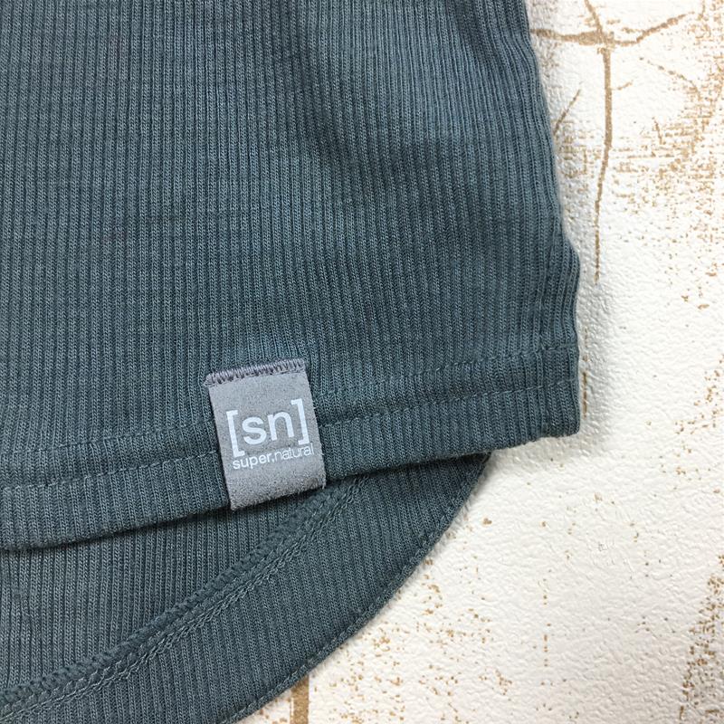 【Men's M ブルー系】 Atelier Blue Bottle ( アトリエブルーボトル ) × Sn Supernatural ハイカーズ リブ Tシャツ 8部袖 Hiker'S Rib T-Shirt 8Sleeve ウール 生産終了モデル 入手困難 S