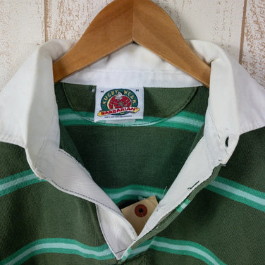 【Men's M グリーン系】 Barbarian ( バーバリアン ) ラグビーシャツ ラガーシャツ レギュラーカラー カナダ製 コットン ウェア トップス インナー シャツ ロングスリーブシャツ z00050141 ロングスリーブシャツ インナー シャツ トッ - 【公式】2ndGEAR（セカンドギア）Webショップ【登山用品・アウトドア用品専門 買取販売店】