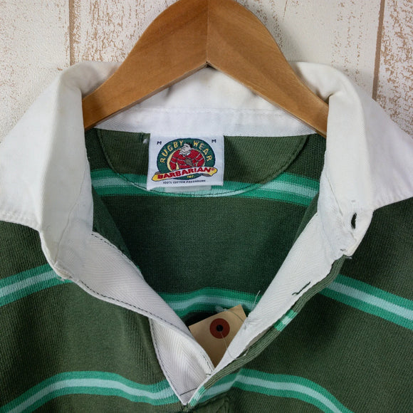 【Men's M グリーン系】 Barbarian ( バーバリアン ) ラグビーシャツ ラガーシャツ レギュラーカラー カナダ製 コットン ウェア トップス インナー シャツ ロングスリーブシャツ z00050141 ロングスリーブシャツ インナー シャツ トッ - 【公式】2ndGEAR（セカンドギア）Webショップ【登山用品・アウトドア用品専門 買取販売店】