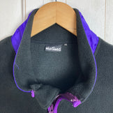 男士大号黑色 Wildthings 羊毛抓绒背心，Z00055545。