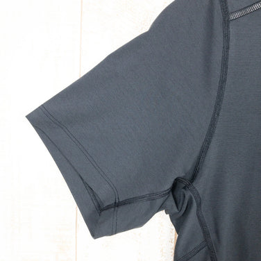 【Men's S チャコール系】 Arcteryx ( アークテリクス ) モータス クルー ショートスリーブ Motus Crew Short Sleeve ポリエステル X000007173 International Men's ブラックヘザー | Black - 【公式】2ndGEAR（セカンドギア）Webショップ【登山用品・アウトドア用品専門 買取販売店】