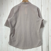 【Unisex M ベージュ系】 Nruc ( ヌルク ) ギャスパー エア シャツ GASPER Air SHIRT Beige TORAY Dot Air / 2WAYストレッチ / 速乾 ポリエステル ウェア トップス インナー シャツ ショートスリーブシャツ