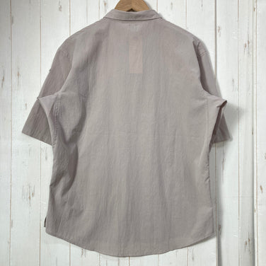 【Unisex M ベージュ系】 Nruc ( ヌルク ) ギャスパー エア シャツ GASPER Air SHIRT Beige TORAY Dot Air / 2WAYストレッチ / 速乾 ポリエステル ウェア トップス インナー シャツ ショートスリーブシャツ