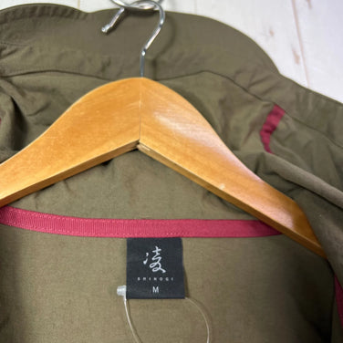 男士 M Green Shinogi By Axesquin (Ryo By Axesquin) Akinohi Senzai-cha 尼龙外套 z00054422 Senzai-cha 外套上衣