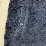 Men's Small Navy Gramicci Double Navy Boa Fleece Vest, Polyester, Z00054017.