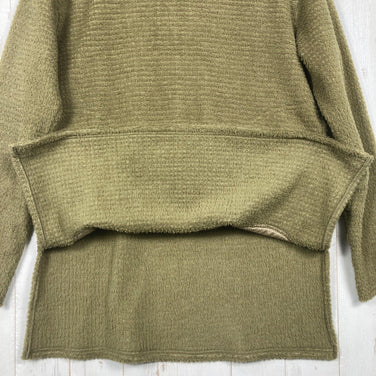 【Women's L グリーン系】 Axesquin ( アクシーズクイン ) ハイロフト フリース ロング セーター Hi Loft Fleece Long Sweater ポリエステル ウェア トップス アウター ジャケット フリース ポーラテック・ハイロフト z0