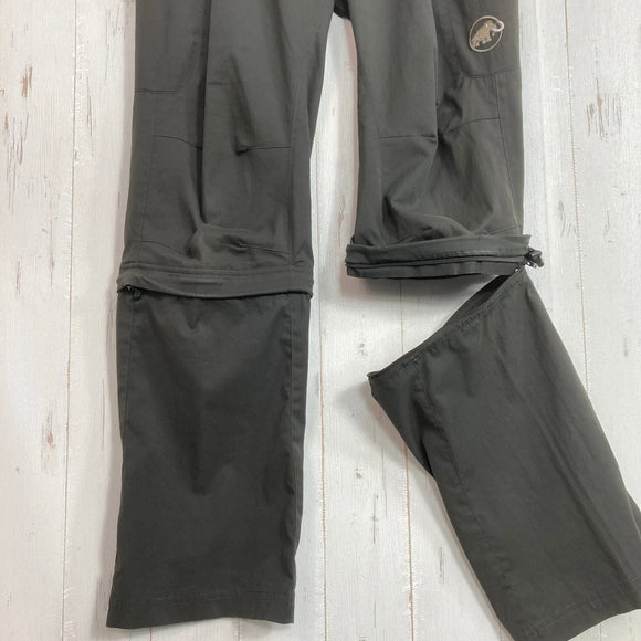 【Women's M グレー系】 Mammut ( マムート ) ボンブー ライト 3/4 2イン1 パンツ BOMBOO Light 3/4 2in1 Pants Women 耐久撥水 ストレッチ コンバーチブル トレッキングパンツ ポリエステル ウェア ボトムス