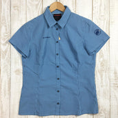 【Women's S ブルー系】 Mammut ( マムート ) アーダ シャツ Aada Shirt ショートスリーブ 1015-00020 Women's 化繊 ショートスリーブシャツ インナー シャツ トップス ウェア - 【公式】2ndGEAR（セカンドギア）Webショップ【登山用品・アウトドア用品専門 買取販売店】