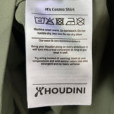 【Men's XS グリーン系】 Houdini ( フーディニ ) コスモ シャツ Cosmo Shirt ポリエステル ウェア トップス インナー シャツ ショートスリーブシャツ 化繊 z00059836  化繊 ショートスリーブシャツ インナー シャツ トップス