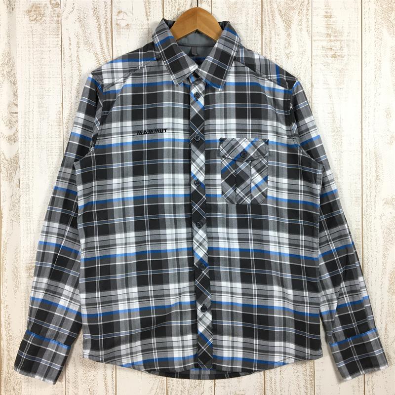 【Men's S グレー系】 Mammut ( マムート ) ルガーノ シャツ Lugano Shirt ロングスリーブ フランネルシャツ ネルシャツ 1030-02080 Men's  コットン ロングスリーブシャツ インナー シャツ トップス ウェア