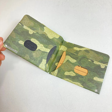 【OneSize グリーン系】 Paperwallet（ペーパーウォレット） ペーパーウォレット Paperwallet カモ タイベック バッグ ストレージ 財布 ウォレット z00052935 カモ 財布 ウォレット バッグ ストレージ