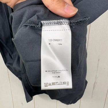 【Men's L Navy Series】 Mountain Hardwear Happy Trails Short Sleeve OM6911 053 z00056039 053 Synthetic Short Sleeve T-shirt