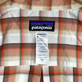 【Men's XS オレンジ系】 2013 Patagonia ( パタゴニア ) ロングスリーブ ゴーン アゲイン シャツ Long-Sleeved Gone Again Shirt TPD ナイロン ウェア トップス インナー シャツ ロングスリーブシャツ 化繊