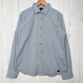 【Women's S グレー系】 Millet ( ミレー ) インセクト バリヤー ロングスリーブ チェック シャツ INSECT BARRIER LS CHK SHIRT ポリエステル ウェア トップス インナー シャツ ロングスリーブシャツ 化繊 z000604