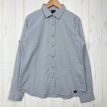 【Women's S グレー系】 Millet ( ミレー ) インセクト バリヤー ロングスリーブ チェック シャツ INSECT BARRIER LS CHK SHIRT ポリエステル ウェア トップス インナー シャツ ロングスリーブシャツ 化繊 z000604