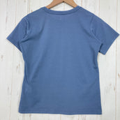 【Women's XS ネイビー系】 Montbell ( モンベル ) WIC.T Women's ウェザーシンボル Weather Symbol 吸水速乾 UVカット 光触媒消臭 ポリエステル ウェア トップス インナー シャツ ショートスリーブTシャツ クルーネック