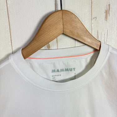 【Men's S ホワイト系】 Mammut ( マムート ) QD ロゴ プリント Tシャツ アジアンフィット QD Logo Print T-Shirt AF 速乾 ポリエステル100% ポリエステル ウェア トップス インナー シャツ ショートスリーブTシャツ