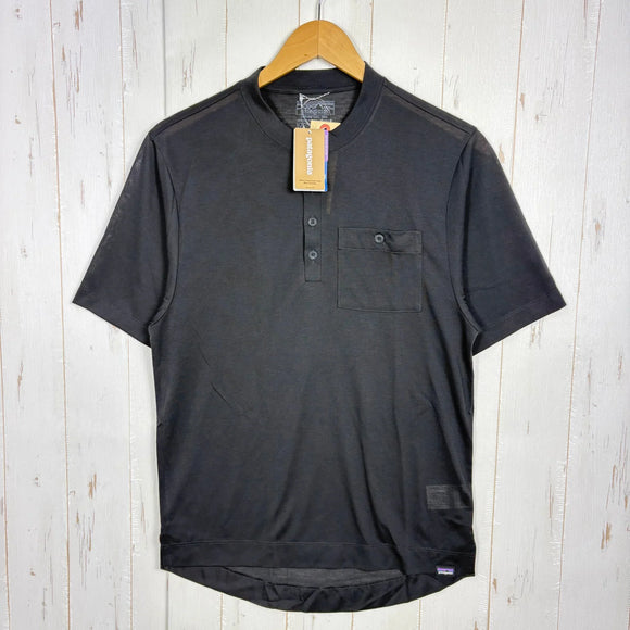【Men's XS ブラック系】 2020 Patagonia ( パタゴニア ) キャプリーン クール トレイル バイク ヘンリー Capilene Cool Trail Bike Henley ポリエステル ウェア トップス インナー シャツ ショートスリーブシャ