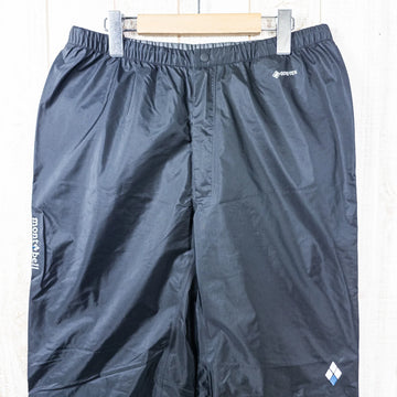 【Men's M-L ブラック系】 Montbell ( モンベル ) ストーム クルーザー パンツ Storm Cruiser Pants ナイロン ウェア ボトムス ロングパンツ レインシェル GORE-TEX-3L ( ゴアテックス・3レイヤー ) z000513 - 【公式】2ndGEAR（セカンドギア）Webショップ【登山用品・アウトドア用品専門 買取販売店】