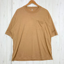 【Unisex 4 イエロー系】 迷迭香 ( マンネンロウ ) アクシオウールハイカーティー AXIO Wool Hiker Tee MCS-2C YLW z00058300 YLW ウール ショートスリーブTシャツ クルーネック インナー シャツ トップス ウェア-1