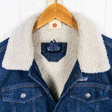 2021款巴塔哥尼亚男士小号海军蓝绒毛内衬卡车司机夹克 ORSD（已停产，难寻）牛仔布和有机棉外套