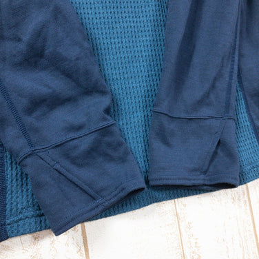 【Men's L ネイビー系】 Teton Bros ( ティートンブロス ) アクシオ ハイブリッド ティーネック ウール ウェア トップス アウター ジャケット フリース z00050235 ウール ロングスリーブシャツ インナー シャツ トップス ウェア - 【公式】2ndGEAR（セカンドギア）Webショップ【登山用品・アウトドア用品専門 買取販売店】