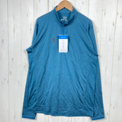 【Men's L ネイビー系】 Millet ( ミレー ) クータイ II ウール ジップ ロングスリーブ KUHTAI II Wool Zip Long Sleeve ウール ウェア トップス インナー シャツ ロングスリーブシャツ ウール z00054170