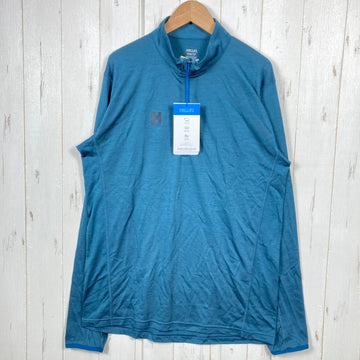 【Men's L ネイビー系】 Millet ( ミレー ) クータイ II ウール ジップ ロングスリーブ KUHTAI II Wool Zip Long Sleeve ウール ウェア トップス インナー シャツ ロングスリーブシャツ ウール z00054170