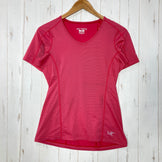 【Women's S ピンク系】 Arcteryx ( アークテリクス ) ショートスリーブ Vネック ティーシャツ Short Sleeve V Neck Tee Shirt ウェア トップス インナー シャツ ショートスリーブTシャツ クルーネック 化繊 z000