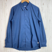 【Men's L ネイビー系】 Yetina ( イエティナ ) ワースレイ シャツ Worsley Shirt ポリエステル ウェア トップス インナー シャツ ロングスリーブシャツ 化繊 z00055590  化繊 ロングスリーブシャツ インナー シャツ トップ